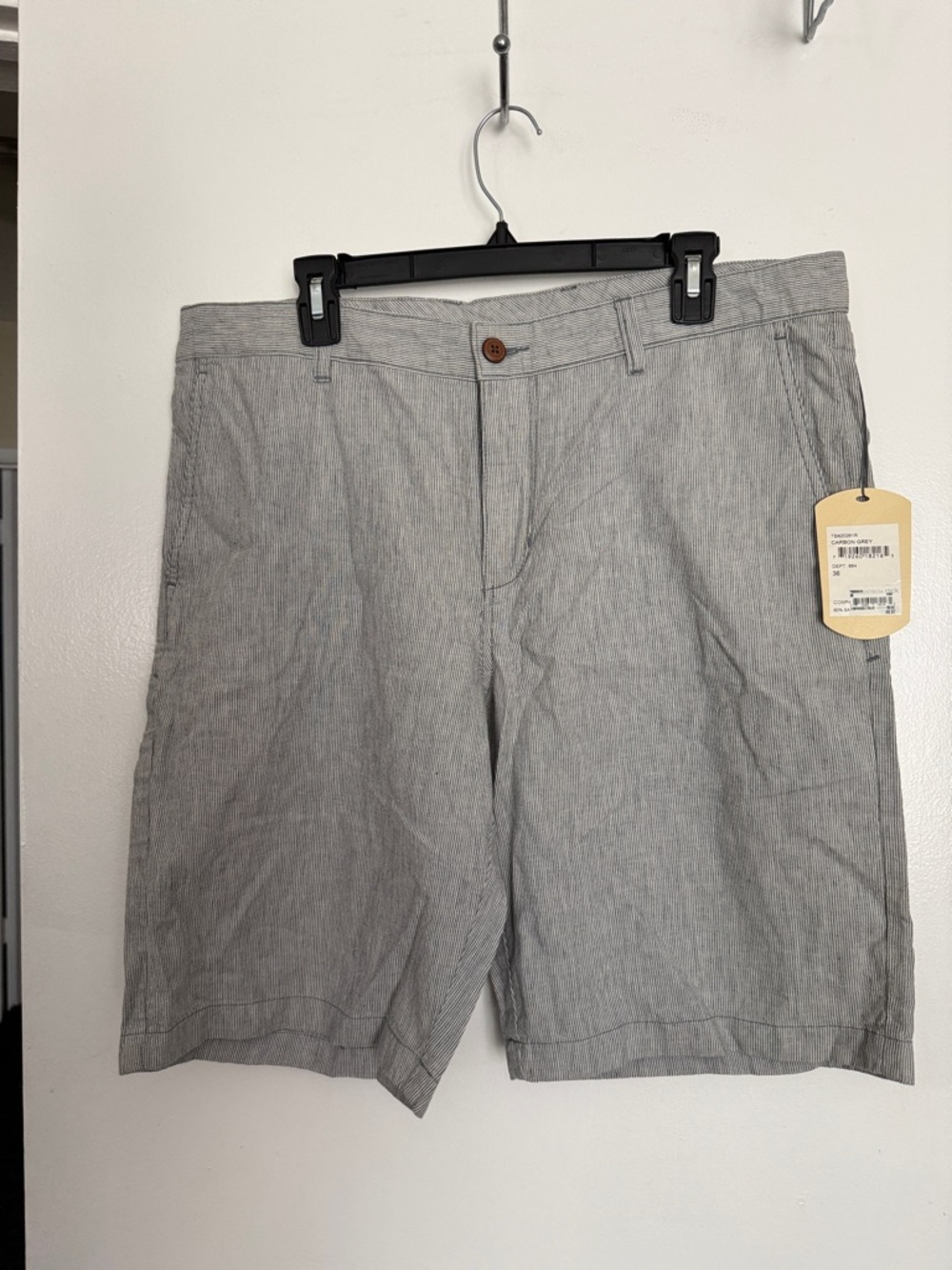 Men's Lightweight Carbon  Gray Chambray Shorts
